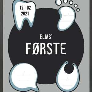 Min første plakat - dreng