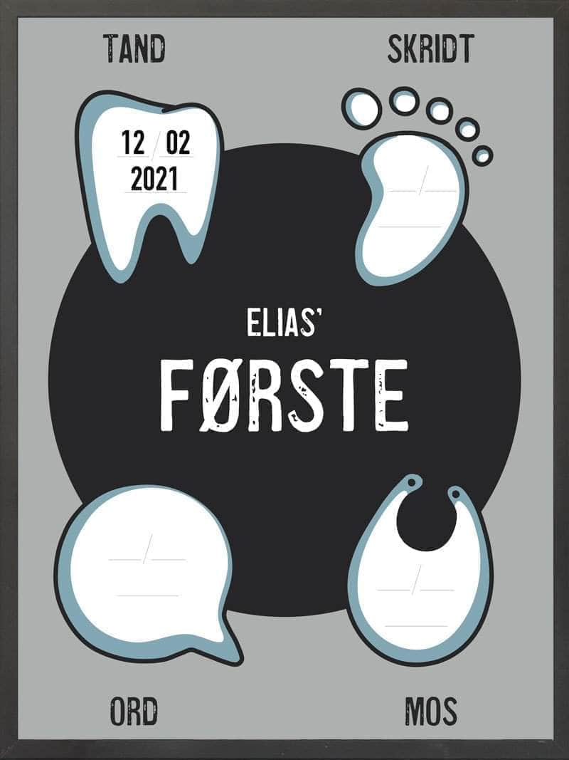 Min første plakat - dreng